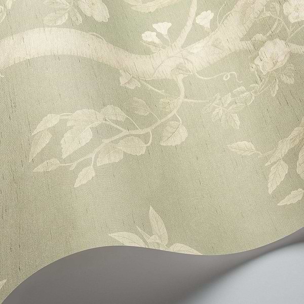 Seasonal Woods-Behang-Tapete-Cole & Son-Sage SILK-Rol-120/6020S-Selected Wallpapers