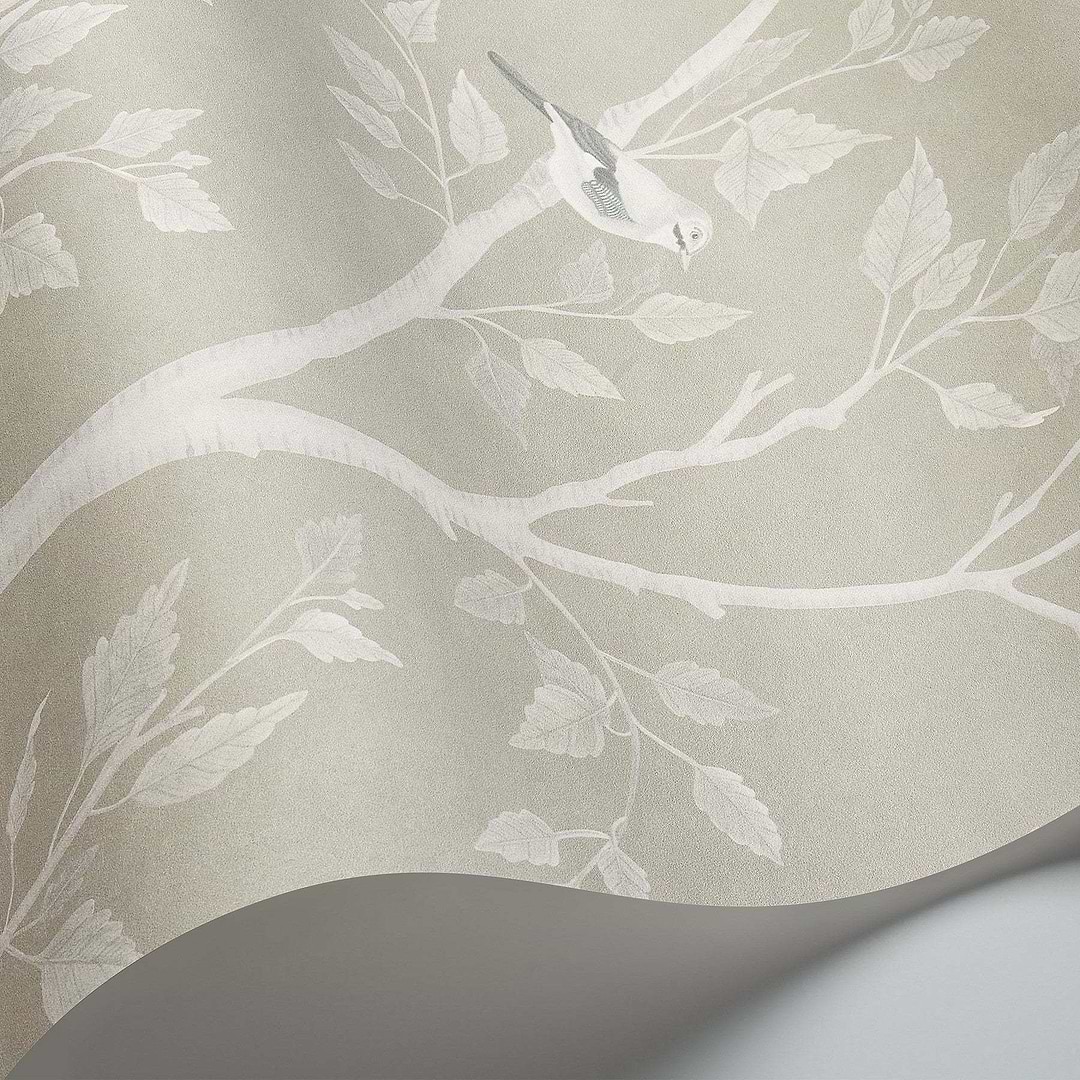 Seasonal Woods-Behang-Tapete-Cole & Son-Platinum Matte-Rol-120/6023-Selected Wallpapers