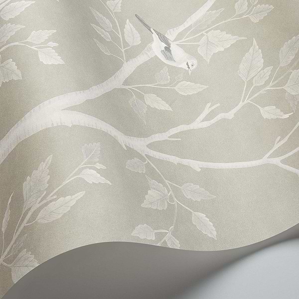 Seasonal Woods-Behang-Tapete-Cole & Son-Platinum Matte-Rol-120/6023-Selected Wallpapers