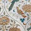 Seasons by May Embroidery stof-Fabric-Tapete-Morris & Co-Sea Glass/Brick-Meter (M1)-236826-Selected Wallpapers