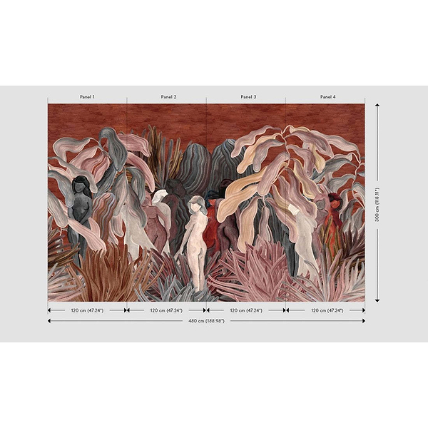 Secret Silhouettes-Behang-Tapete-Arte-Selected Wallpapers