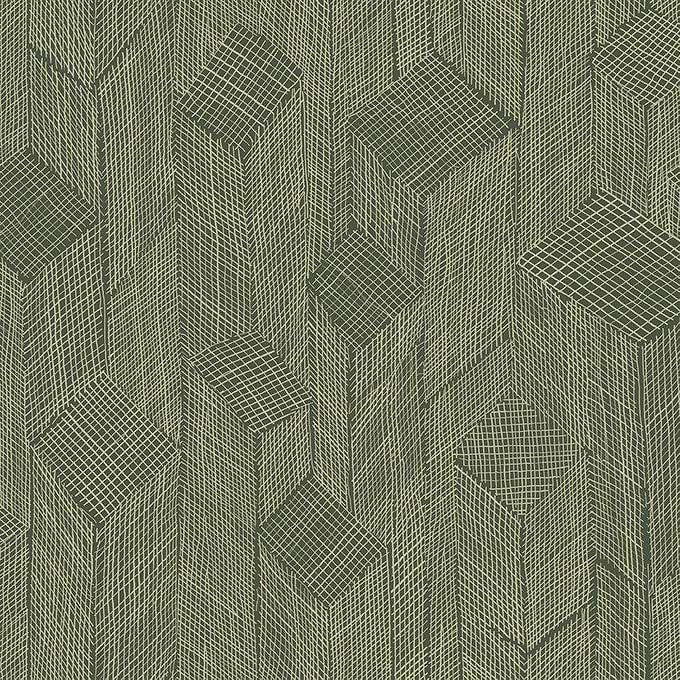 Shibam-behang-Tapete-Arte-Covert Green-Rol-66014-Selected Wallpapers