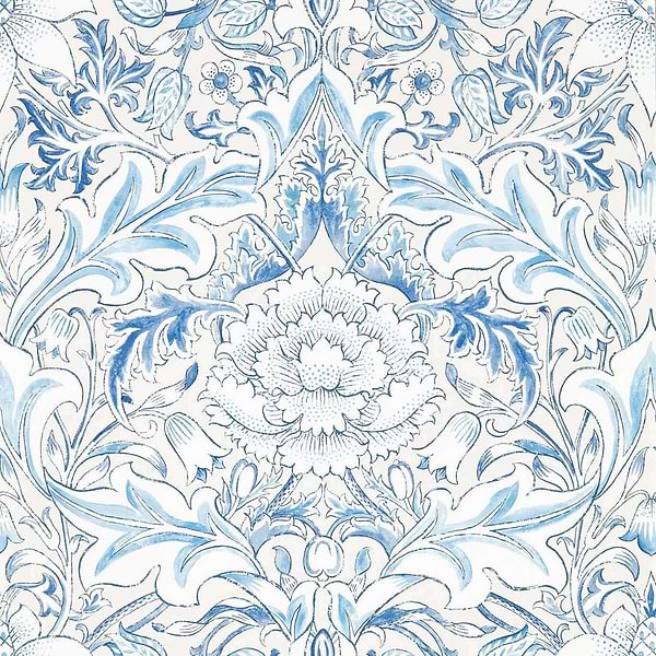 Simply Severn-Behang-Tapete-Morris & Co-Woad-Rol-217075-Selected Wallpapers