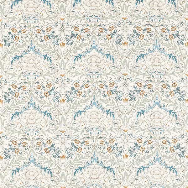 Simply Severn stof-Fabric-Tapete-Morris & Co-Bayleaf/Annatto-Meter (M1)-226905-Selected Wallpapers
