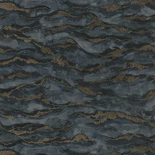 Sohar-Behang-Tapete-Casamance-Noir/Dore-Rol-75402140-Selected Wallpapers