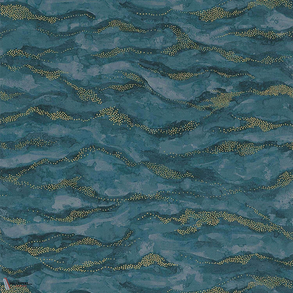 Sohar-Tapete-Casamance-Marine/Dore-Rolle-75402038-Selected Wallpapers