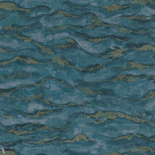 Sohar-Tapete-Casamance-Marine/Dore-Rolle-75402038-Selected Wallpapers