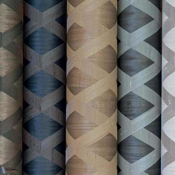 Soie Bois Losange-Behang-Tapete-CMO Paris-Selected Wallpapers