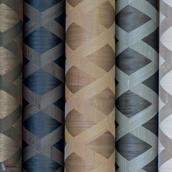 Soie Bois Losange-Behang-Tapete-CMO Paris-Selected Wallpapers