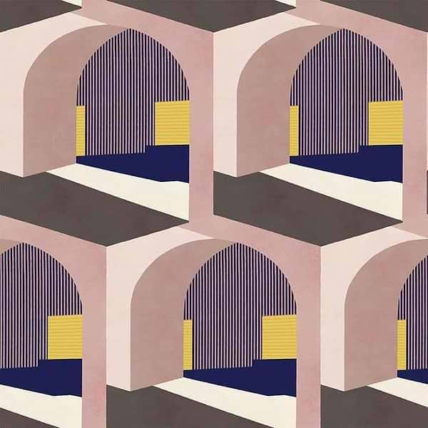 Soller-Behang-Tapete-Coordonne-Pink-Rol-8400045-Selected Wallpapers