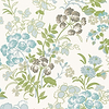 Spring Garden-Behang-Tapete-Thibaut-Spa Blue-Rol-T14339-Selected Wallpapers