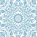St James Ceiling-Behang-Tapete-Morris & Co-China Blue-Rol-217079-Selected Wallpapers