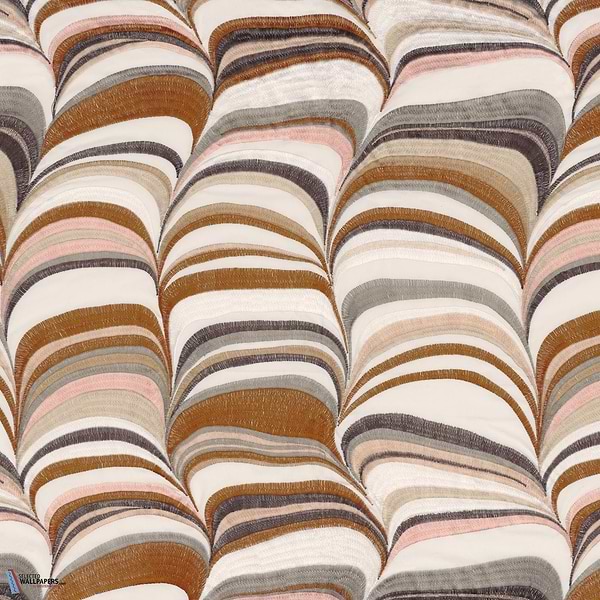 Strates stof-Fabric-Tapete-Casamance-Ambre Rose Poudre-Meter (M1)-46270130-Selected Wallpapers