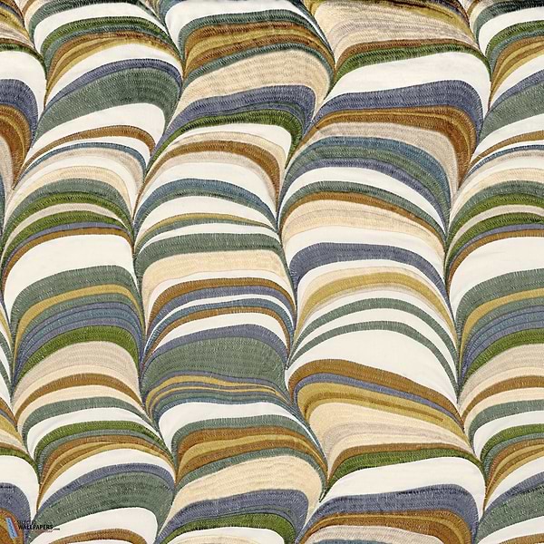 Strates stof-Fabric-Tapete-Casamance-Bronze Olive-Meter (M1)-46270231-Selected Wallpapers