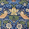 Strawberry Thief stof-Fabric-Tapete-Morris & Co-Indigo/Mineral-Meter (M1)-226685-Selected Wallpapers