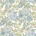 Summer Peony-Behang-Tapete-GP&J Baker-Aqua-Rol-BW45095.4-Selected Wallpapers