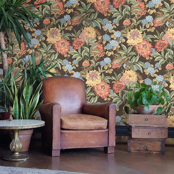Summer Peony-Behang-Tapete-GP&J Baker-Selected Wallpapers
