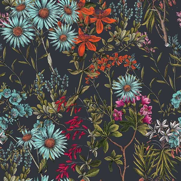 Summerish-behang-Tapete-Mind the Gap-Charcoal-300 cm (standaard)-WP20309-Selected Wallpapers