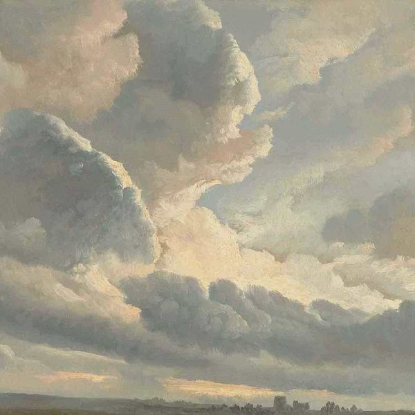 Sunset Clouds-behang-Tapete-Les Dominotiers-Original-Non Woven 70 cm-DOM153-Selected Wallpapers