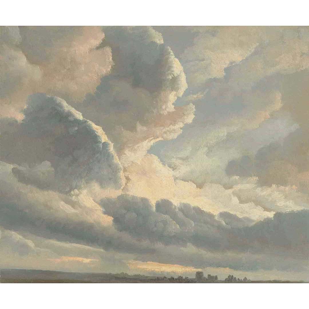 Sunset Clouds-behang-Tapete-Les Dominotiers-Selected Wallpapers
