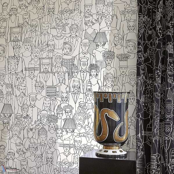 Surrealist Ball-Behang-Tapete-Pierre Frey-Selected Wallpapers
