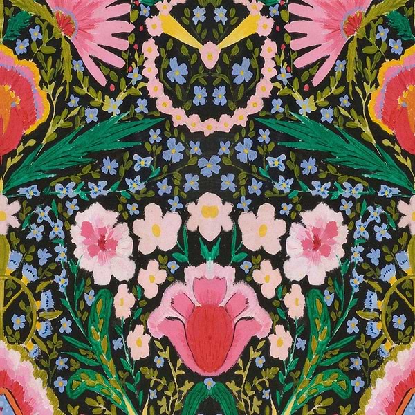 Susie Q-Behang-Tapete-Mind the Gap-Anthracite-300 cm (standaard)-WP20628-Selected Wallpapers