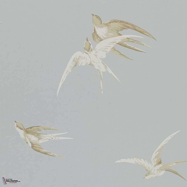 Swallows-behang-Tapete-Sanderson-Silver-Rol-DVIWSW104-Selected Wallpapers