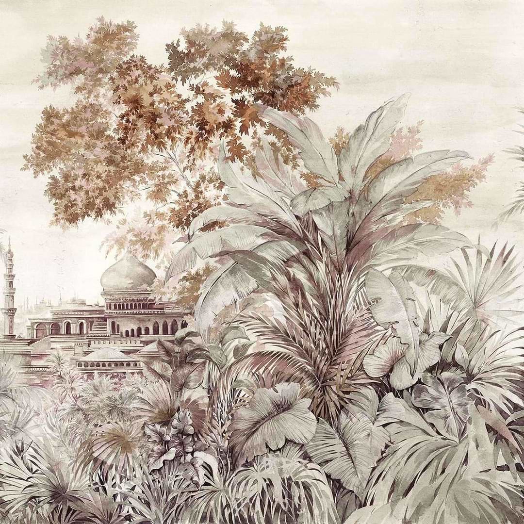 Taj Mahal-Behang-Tapete-Coordonne-Rose-Non Woven-7900122-Selected Wallpapers