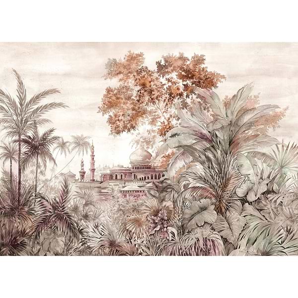 Taj Mahal Textile-Behang-Tapete-Coordonne-Selected Wallpapers