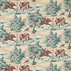 Tally Ho-behang-Tapete-Sanderson-Teal/Ruby-Rol-214597-Selected Wallpapers