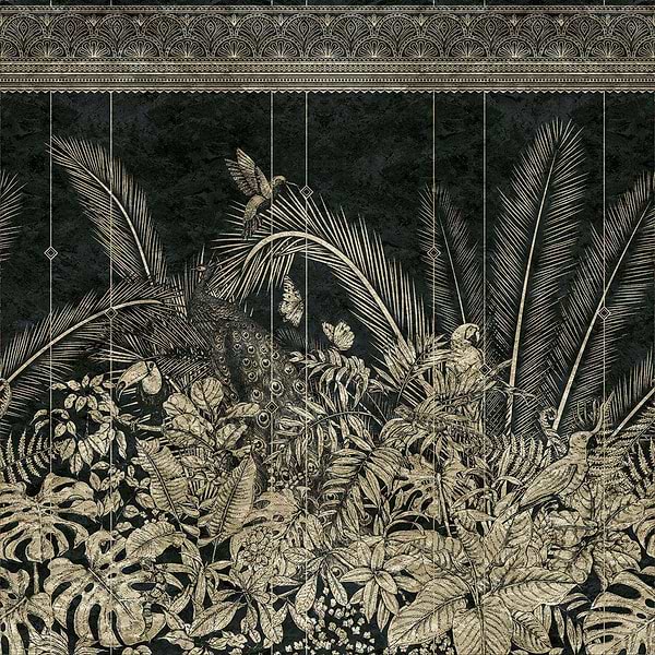 Tampura-behang-Tapete-Inkiostro Bianco-1-Gold Leaf-INKVXXO1801-Selected Wallpapers