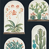 Terrariums-behang-Tapete-Sanderson-Ink/Multi-Rol-216658-Selected Wallpapers