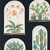 Terrariums-behang-Tapete-Sanderson-Ink/Multi-Rol-216658-Selected Wallpapers