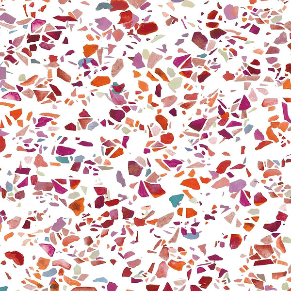 Terrazzo-behang-Tapete-Isidore Leroy-Rouge-Rol-06241302-Selected Wallpapers