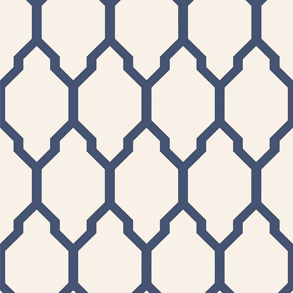 Tessella-Behang-Tapete-Farrow & Ball-Drawing Blue-Rol-BP3604-Selected Wallpapers