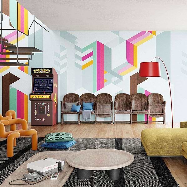 Tetriso-behang-Tapete-Inkiostro Bianco-Selected Wallpapers