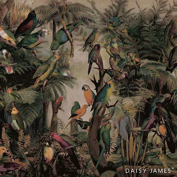 The Ara behang-behang-Daisy James-Multicolor-Vinyl-M2-Selected Wallpapers &amp; Interiors