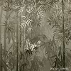 The Bamboo Green behang-behang-Daisy James-Green-Vinyl-M2-Selected Wallpapers & Interiors
