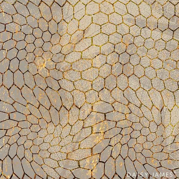 The Beige and Gold behang-Behang-Daisy James-Original-Vinyl-M2-Selected Wallpapers & Interiors