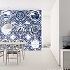 The Blue Delft NO 1 behang-behang-Daisy James-Selected Wallpapers &amp; Interiors