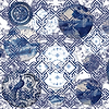 The Blue Delft NO 2 behang-behang-Daisy James-Original-Vinyl-M2-Selected Wallpapers &amp; Interiors
