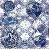 The Blue Delft NO 2 behang-behang-Daisy James-Original-Vinyl-M2-Selected Wallpapers & Interiors
