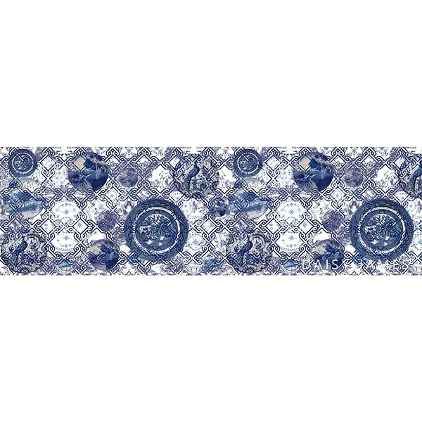The Blue Delft NO 2 behang-behang-Daisy James-Selected Wallpapers &amp; Interiors