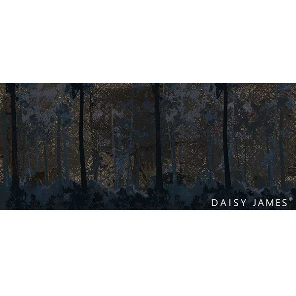 The Blue Forest behang-behang-Daisy James-Selected Wallpapers &amp; Interiors