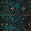 The Blue Orchid behang-behang-Daisy James-Blue-Vinyl-M2-Selected Wallpapers & Interiors