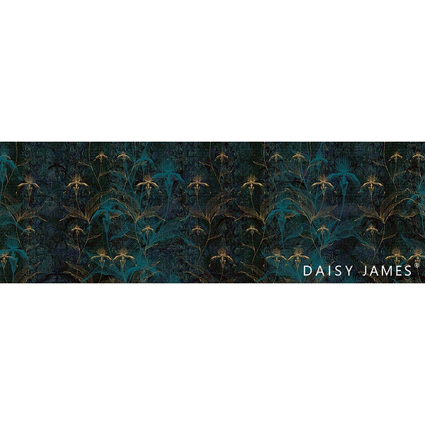 The Blue Orchid behang-behang-Daisy James-Selected Wallpapers &amp; Interiors