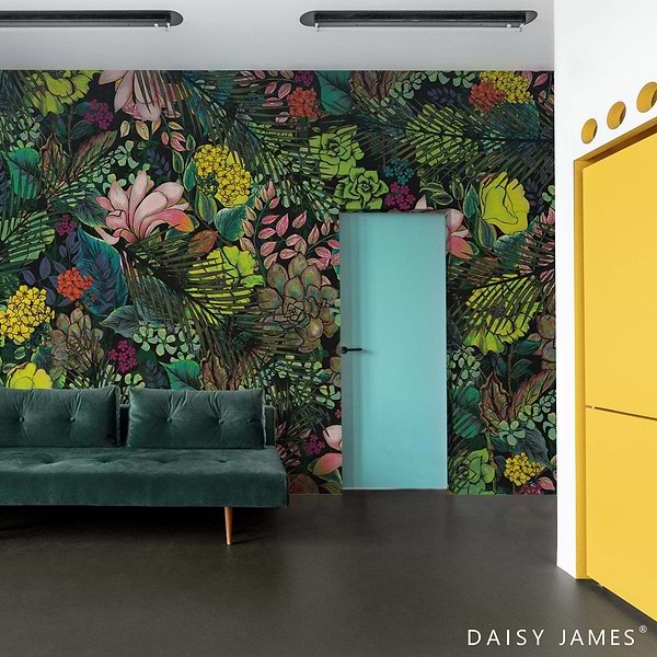 The Bouquet behang-Behang-Daisy James-Selected Wallpapers &amp; Interiors