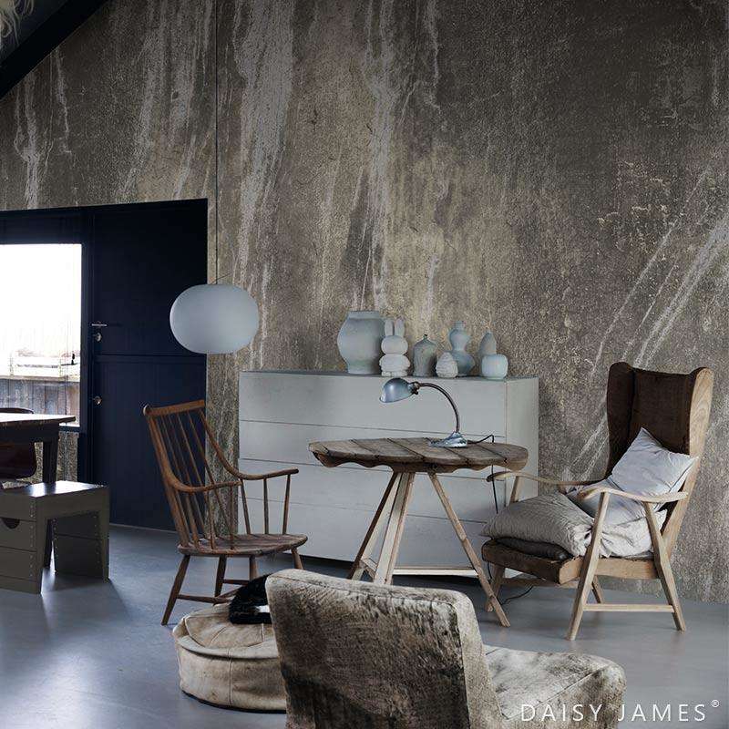 The Brown Stone behang-Behang-Daisy James-Selected Wallpapers &amp; Interiors