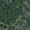 The Canopy behang-behang-Daisy James-Green-Vinyl-M2-Selected Wallpapers & Interiors