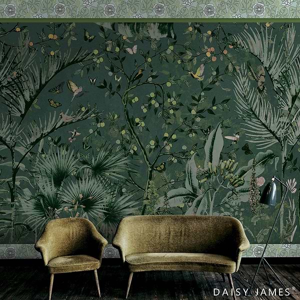 The Canopy behang-behang-Daisy James-Selected Wallpapers & Interiors